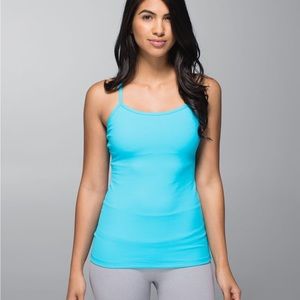 Lululemon Power Y Tank Teal Size 6